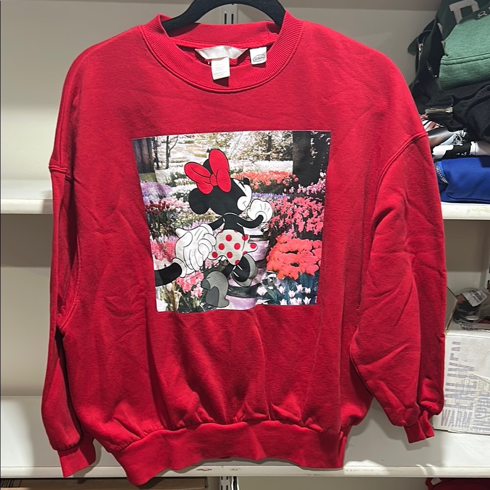 Disney Red Sweatshirt